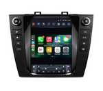 Мултимедия за Subaru Legacy с вертикален екран — точна рамка с илюстрация на apple carplay