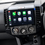 Инсталирана Android мултимедия в Ford Ranger 2006-2010, изглед към таблото и екрана