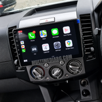 Инсталирана Android мултимедия в Mazda BT-50 2006-2010, изглед към таблото и екрана