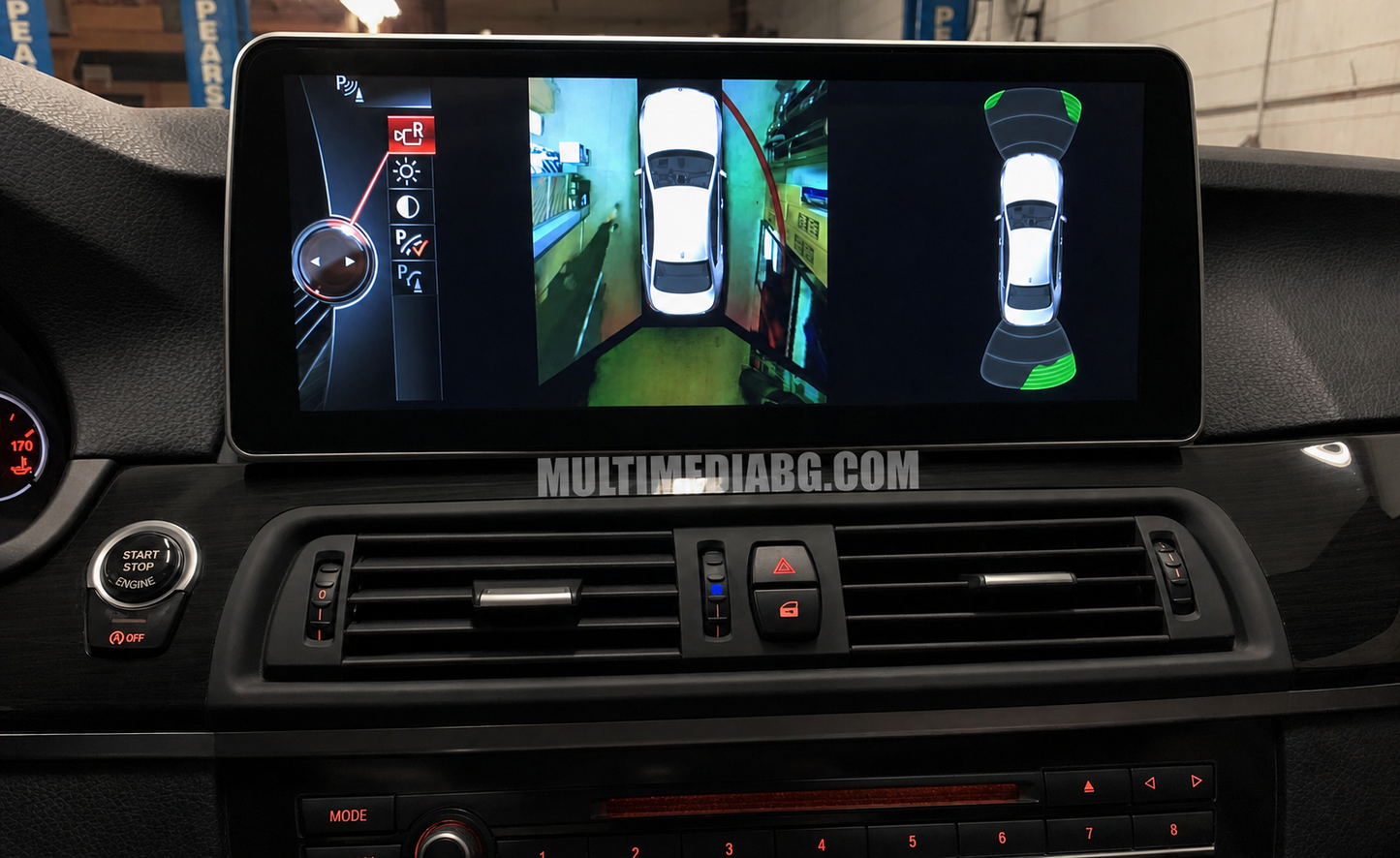 Монтирана Android мултимедия за BMW 5 F10 F11 F12  2011-2016 CIC NBT, интегрирана в автомобилното табло
