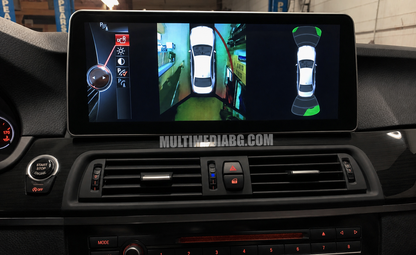 Монтирана Android мултимедия за BMW 5 F10 F11 F12  2011-2016 CIC NBT, интегрирана в автомобилното табло