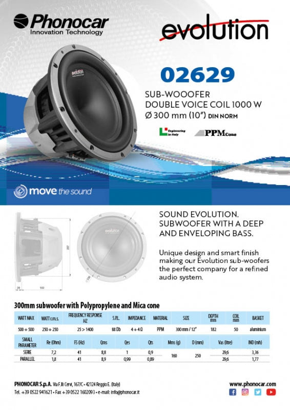 Phonocar Evolution 02629