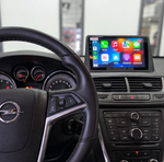 Инсталирана Android мултимедия в Opel Mokka 2012-2016, изглед към таблото и екрана