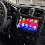 Монтирана Android мултимедия за Dacia Logan – реален изглед в автомобила – изглед 3