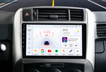 Инсталирана Android мултимедия в Toyota Verso 2009 - 2018, изглед към таблото и екрана
