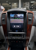 Android навигация, монтирана в таблото на Kia Sorento BL 2002 - 2006 9.7", изглед към централната конзола