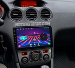 Инсталирана Android мултимедия в Peugeot 408 2005-2013, изглед към таблото и екрана