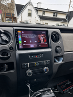 Инсталирана Android мултимедия в Ford F150 2008 - 2014, изглед към таблото и екрана