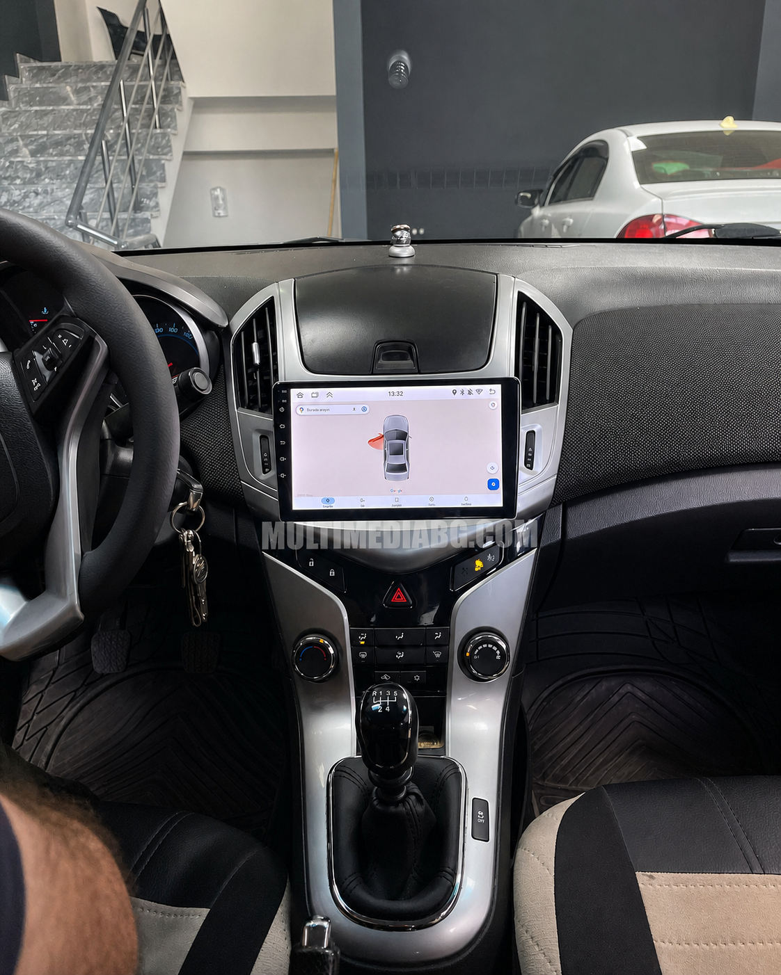 Монтирана Android мултимедия за Chevrolet Cruze J300 / J308 2012 - 2015, интегрирана в автомобилното табло