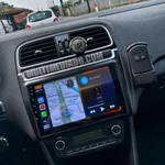 Инсталирана Android мултимедия в Volkswagen Polo 5 2008 - 2020, изглед към таблото и екрана