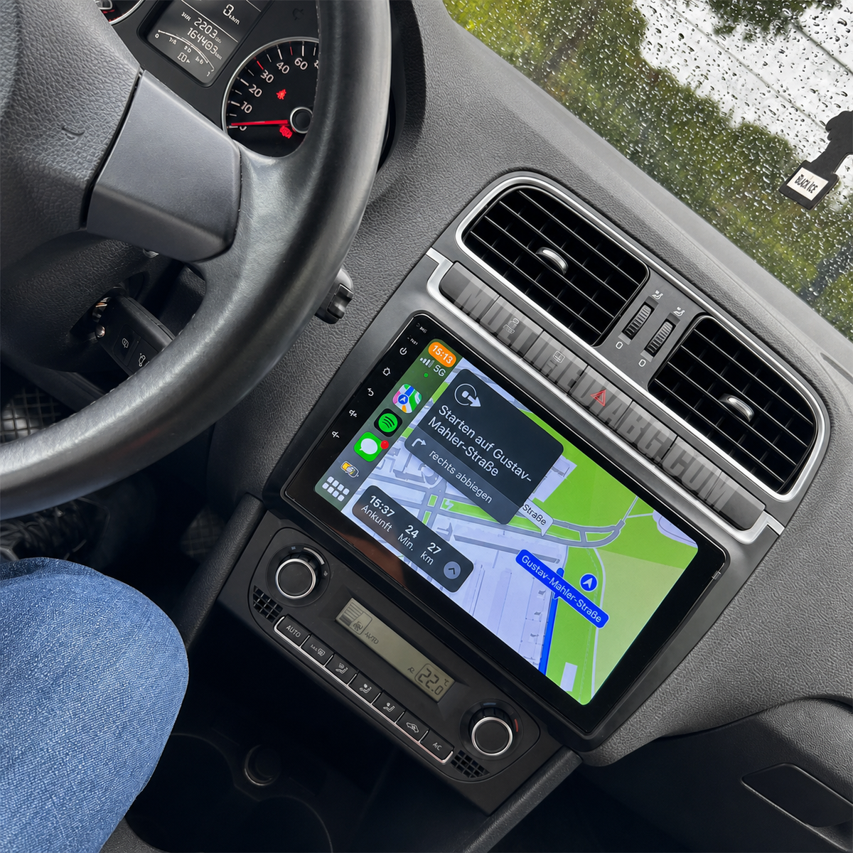 Монтирана Android мултимедия за Volkswagen Polo 5 2008 - 2020, интегрирана в автомобилното табло