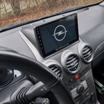 Инсталирана Android мултимедия в Opel Antara 2006 - 2017, изглед към таблото и екрана
