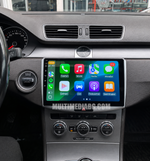 Инсталирана Android мултимедия в Volkswagen Passat B6 B7 2010-2015, изглед към таблото и екрана