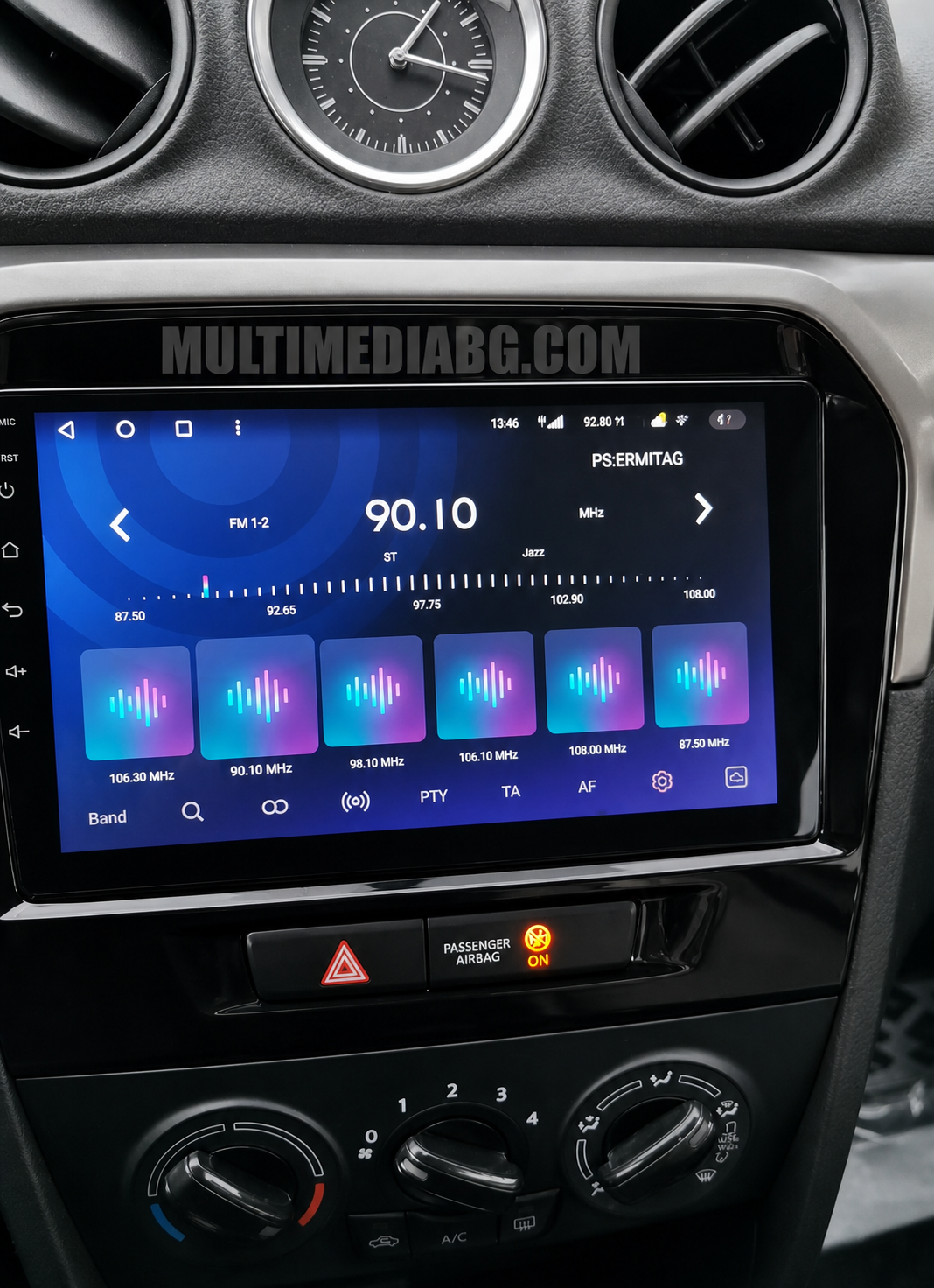 Монтирана Android мултимедия за Suzuki Vitara 4 2015 - 2019, интегрирана в автомобилното табло