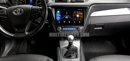 Android навигация, монтирана в таблото на Toyota Avensis T27 Gen 3  2015 - 2018, изглед към централната конзола