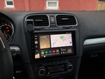 Инсталирана Android мултимедия в Volkswagen Golf 6 2008 - 2016, изглед към таблото и екрана