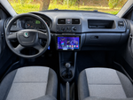 Инсталирана Android мултимедия в Skoda Fabia 2 2007 - 2014, изглед към таблото и екрана