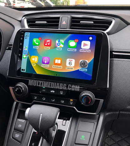 Инсталирана Android мултимедия в Honda CRV 5 2017 - 2021, изглед към таблото и екрана