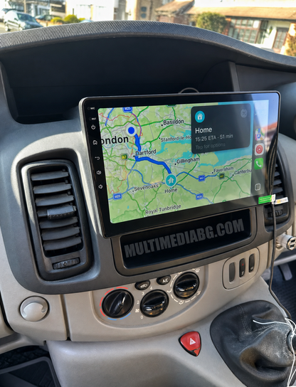 Монтирана Android мултимедия за Renault Trafic – реален изглед в автомобила