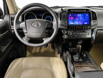 Инсталирана Android мултимедия в Toyota Land Criuser LC200 2008 - 2015, изглед към таблото и екрана