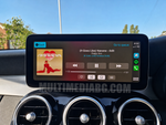 Музикален екран през CarPlay в Mercedes C-Class W205 2015–2018 с NTG 5.0