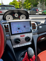 Android навигация, монтирана в таблото на Lancia Ypsilon 2006 - 2011, изглед към централната конзола