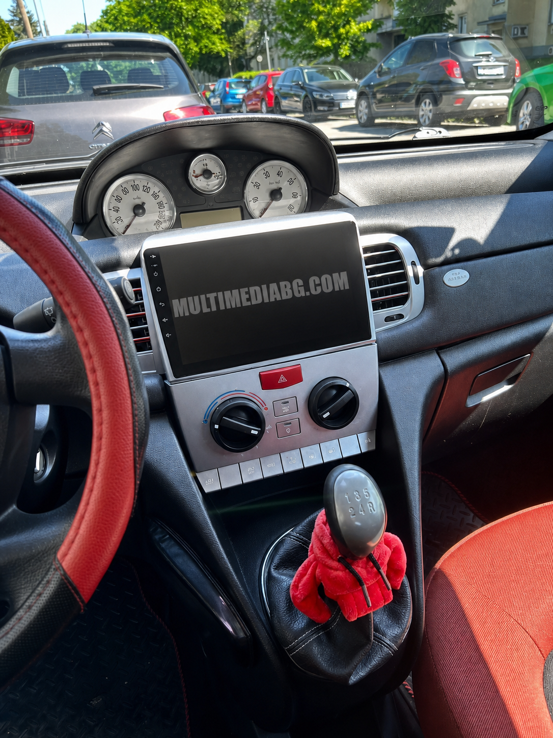 Монтирана Android мултимедия за Lancia Ypsilon 2006 - 2011, интегрирана в автомобилното табло