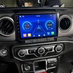 Android навигация в Jeep Gladiator 2020–2021, показана от мястото на водача.