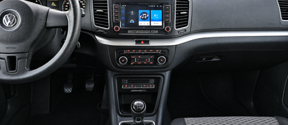 Инсталирана Android мултимедия в Seat Alhambra 2010-2018 7", изглед към таблото и екрана