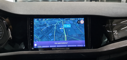 Монтирана Android мултимедия за Volkswagen Polo 6 2017-2024, интегрирана в автомобилното табло