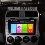 Инсталирана Android мултимедия в Kia Carnival 2002 - 2006, изглед към таблото и екрана