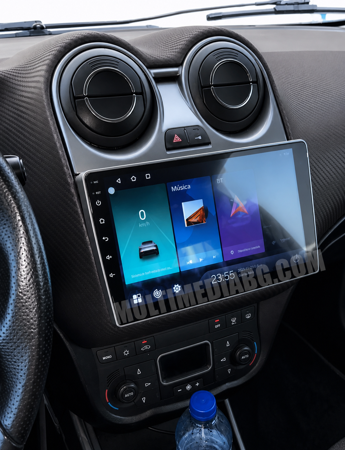 Android мултимедия в Alfa Romeo MiTo 955 2008–2016 с отворено главно меню