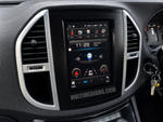 Инсталирана Android мултимедия в Mercedes Vito 3 W447 2014-2020 9.7", изглед към таблото и екрана