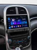 Инсталирана Android мултимедия в Chevrolet Malibu 2012-2015, изглед към таблото и екрана