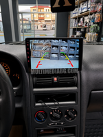Централното табло на Opel Astra (G) 1998-2004 с инсталирана Android навигация