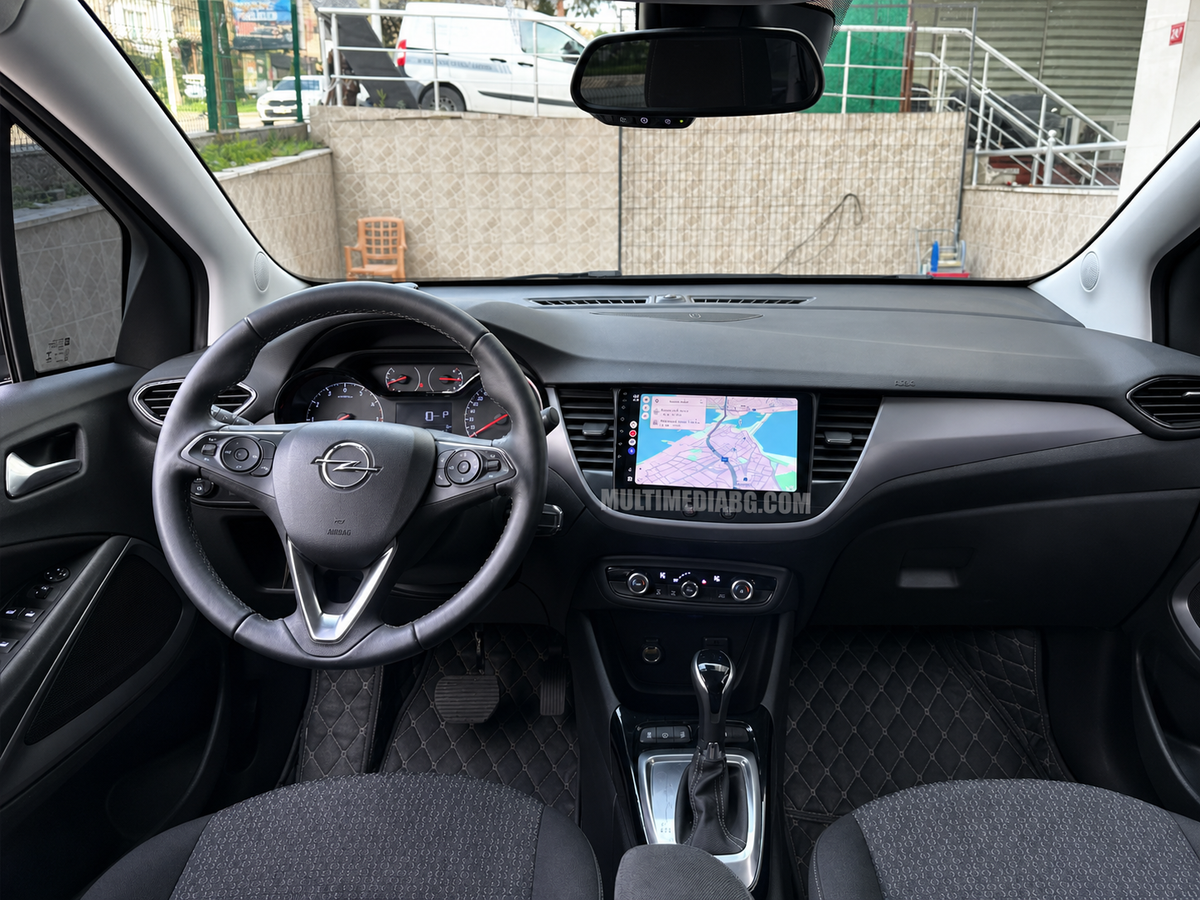 Изглед към монтираната Android мултимедия в Opel Crossland X 2016 - 2020