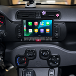 Инсталирана Android мултимедия в Fiat Panda 2013 - 2020, изглед към таблото и екрана