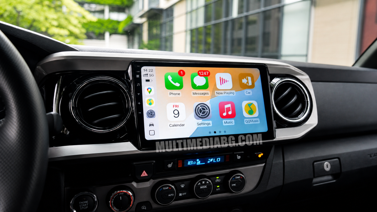 Инсталирана Android мултимедия с CarPlay в Toyota Tacoma 2015–2021