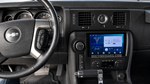 Инсталирана Android мултимедия в Hummer H2 2005-2012, изглед към таблото и екрана