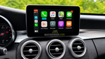 CarPlay интерфейс на фабричния екран в Mercedes със система NTG 4.5/4.7.