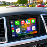 Навигация през CarPlay на оригиналната мултимедия в Mercedes с NTG 4.5/4.7.