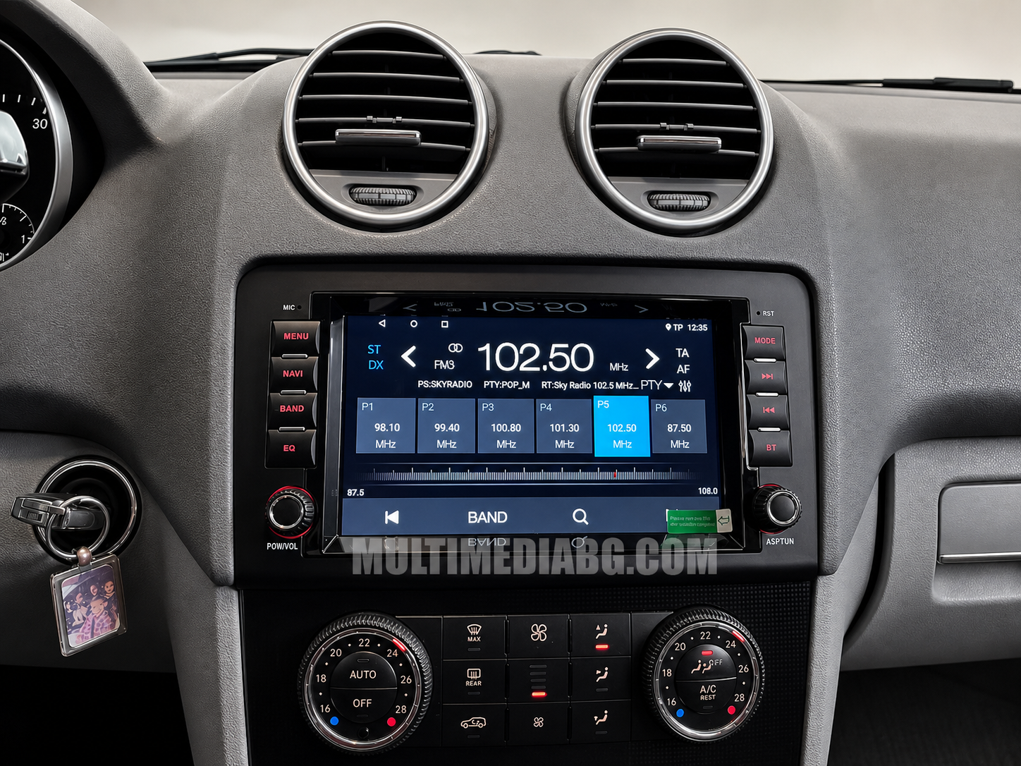 Монтирана Android мултимедия за Mercedes-Benz GL-Class X164 2005-2012, интегрирана в автомобилното табло