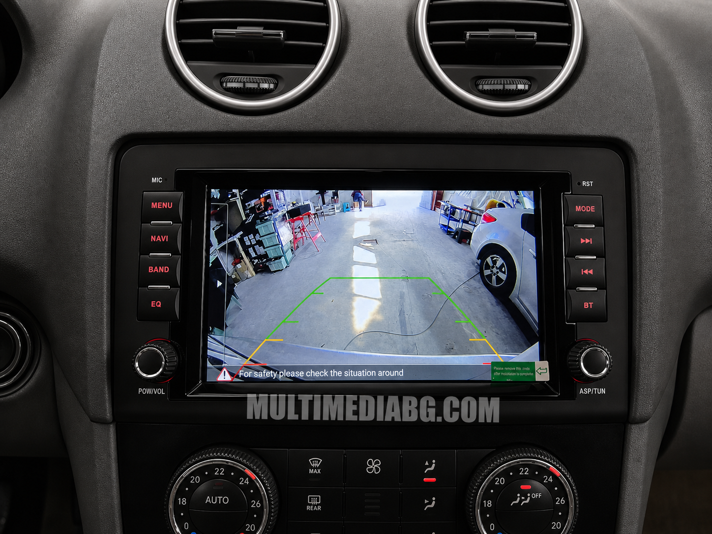 Android мултимедийна система, инсталирана в таблото на Mercedes-Benz GL-Class X164 2005-2012