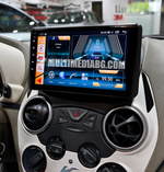 Инсталирана Android мултимедия в Ford KA 2008-2014, изглед към таблото и екрана