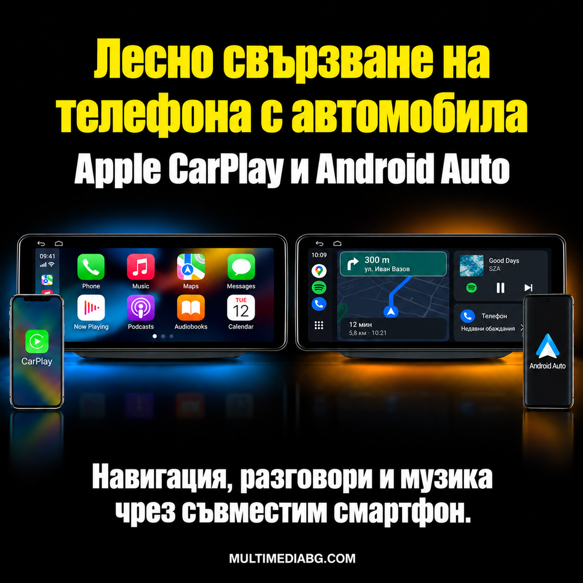 Mercedes W166 10.25″ Linux CarPlay / Android Auto