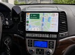 Монтирана Android мултимедия за Hyundai Santa Fe 2 – реален изглед в автомобила – изглед 2