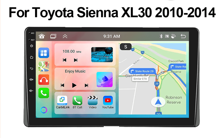 Toyota Sienna XL30 2010-2014 - multimediabg.com