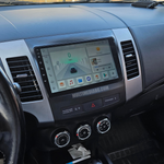 Монтирана Android мултимедия за Peugeot 4007 / Citroen C-Crosser / Mitsubishi Outlander – реален изглед в автомобила – изглед 1