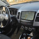 Монтирана Android мултимедия за Peugeot 4007 / Citroen C-Crosser / Mitsubishi Outlander – реален изглед в автомобила – изглед 2