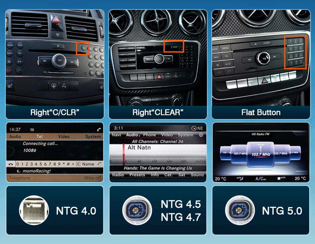 CarPlay модул за Mercedes NTG 4.0